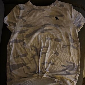 Abercrombie Kids Beige Camo Tee